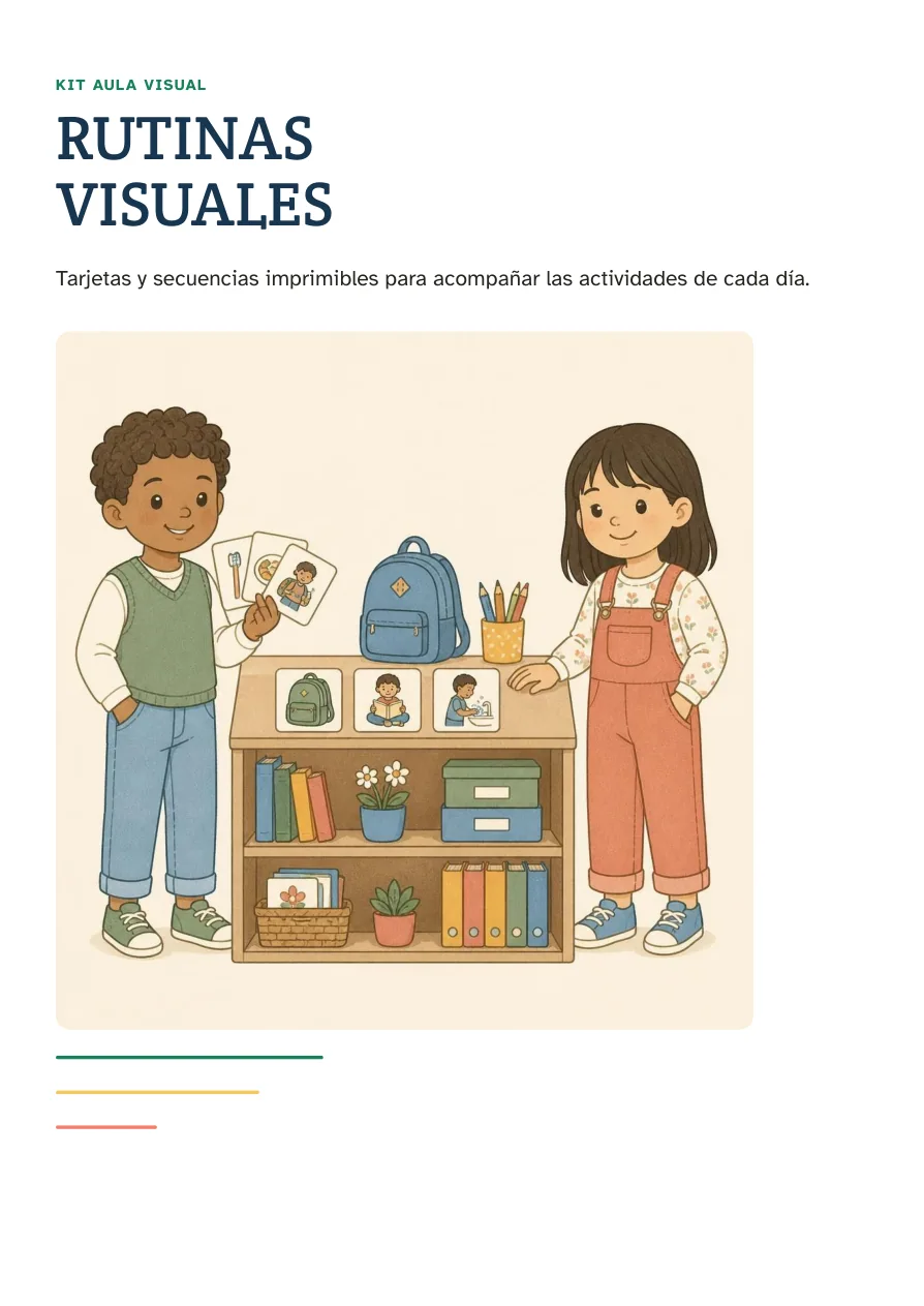 Portada de rutinas visuales